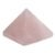 Divine Natural Rose Quartz (Star) Certified Pyramid - 2" Inch Crystal Certified Pyramid for Positive Energy, Vastu, Reiki, Feng Shui and Chakra Healing Energy Balancing
