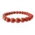 Red Jasper Bracelet for Women Men Natural Healing - AAA Grade Original Healing Gemstone Adjustable Bracelet for Yoga Reiki Meditation Feng Shui