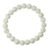 Divinity Mother of Pearl (Matrka) Pure 8 mm Certified Unisex Bracelet for Prosperity and Abundance - Nacre Bracelet