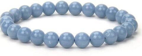 Divinity Natural Pure Certified Blue Lace Agate 8mm Unisex Bracelets Super AAA Quality for Healing Meditation Success and Abundance (Blue Lace Agate Bracelet)