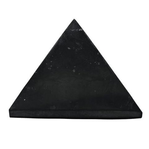 Divine Natural Natural - You Will Receive ONE Shungite Crystal Certified Pyramid as Shown, Handmade, Quality Checked, Earthly mined, Organic and Authentic.