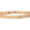 Golden Quartz Natural Bracelet Pure Certified For Men and Women Adjustable 8mm Lab Certified Gemstone For Men and Women Bracelet for Healing Meditation Success and Abundance