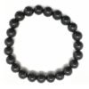 Divinity Natural Pure Certified Black Tourmaline 8mm Unisex Bracelet Super AAA Quality for Healing Meditation Success and Abundance