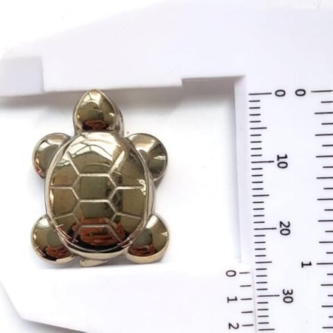 Golden Pyrite Tortoise Carving, Pyrite Carved Lab Certified Crystal Tortoise Home Decoration, Gold Pyrite Crystal Tortoise Pocket Stone, Crystal Healing Stone/Pocket Pyrite Tortoise for Abundance
