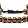 Divinity Natural Copper Hematite Pure Certified Adjustable Thread Unisex Bracelet Super AAA Quality for Yoga Reiki