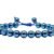 Divinity Natural Blue Peacock Hematite Pure Certified Adjustable Thread Unisex Bracelet Super AAA Quality for Yoga Reiki