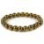 Divinity Golden Pyrite Certified 8mm Unisex Bracelet Super AAA Quality for Healing Meditation Success and Abundance (Golden Pyrite Bracelet)