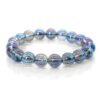 Divinity Natural Pure Certified Aura Quartz 8mm Unisex Bracelets Super AAA Quality for Healing Meditation Success and Abundance and Divine Intution