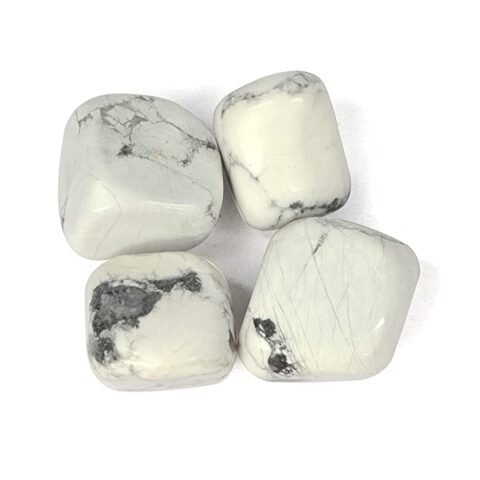 Howlite Tumble Natural Tumble Stones for Reiki Healing Vastu Correction and Financial Abundance