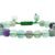 Divinity Natural Multi Fluorite Pure Certified Adjustable Thread Unisex Bracelet Super AAA Quality for Yoga Reiki