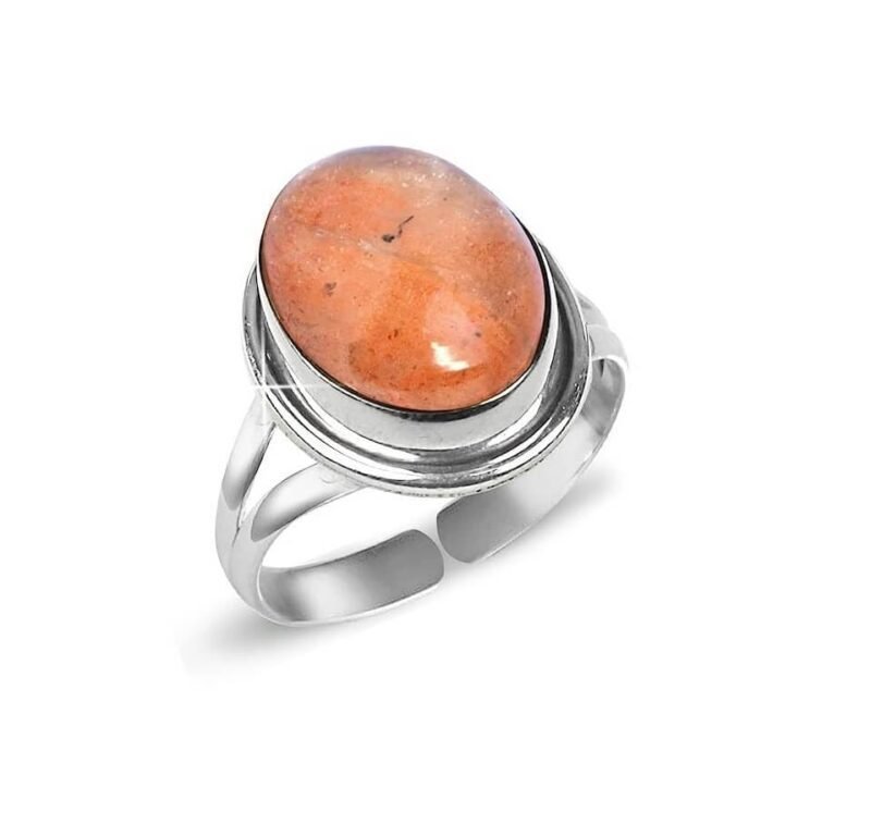 Divinity Certified Sun Stone Adjustable Crystal Ring - for Love Protection and Joy in Life - Unisex Adjustable Ring - Image 4