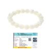 Natural Mother of Pearl (Matrika) Nacre Bracelet 10mm Certified Unisex Stretchable Original Real Crystal Bracelet For Calming Energy, Stress Reduction, Emotional Balance, Peace