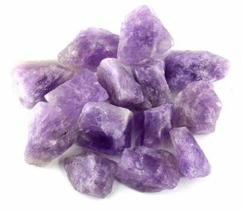 Natural Amethyst Raw Rough Stones | Weight : 150 Grams Approx. | Pack of 1 to 4 pc | Hand Picked and Cleaned