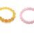 Natural Rose Quartz and Citrine Real Pure Crystal Certified 8 mm Bracelet Combo for Men and Women for Good Luck, Love, Abundance, Healing and Meditation