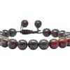 Divinity Natural Dragon Bloodstone Pure Certified Adjustable Thread Unisex Bracelet Super AAA Quality for Yoga Reiki