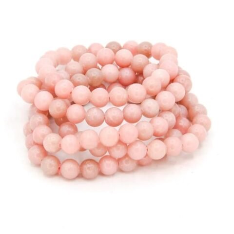 Rose Quartz Bracelet for Women Men Natural Healing - AAA Grade Original Healing Gemstone Stretchable Love and Harmony Unisex Bracelet