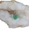 Divine Green Aventurine Love Heart Necklace, Boho Jewellery, Dainty Gemstone Necklace, Heart Necklace, Green Aventurine Jewellery