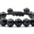 Divinity Natural Black Banded Agate / Sulemani Pure Certified Adjustable Thread Unisex Bracelet Super AAA Quality for Yoga Reiki