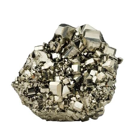 Pyrite Stone Original Cluster Samples - High Energy Natural Iron Pyrite Stone Gold Rock Reiki Crystal Used for Increased Willpower and Manifestation (Certified Pyrite) (120 Grams Plus Approx.)