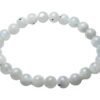 Natural Rainbow Moonstone Semi Precious, Stone Bracelet, Crystal Stone 8mm Beads Bracelet Round Shape for Reiki Healing and Crystal Healing Chakra Stones