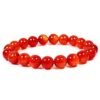 Divinity Natural Pure Red Carnelian Certified 8mm Unisex Bracelet Super AAA Quality for Healing Meditation Success and Abundance (Red Carnelian Bracelet)