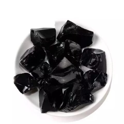 Natural Black Obsidian Raw Rough Stones | 200 Grams Plus Pack of 1 to 4 Beautiful Natural Raw Stones depending on Raw Crystal Stone Size | Hand Picked and Cleaned