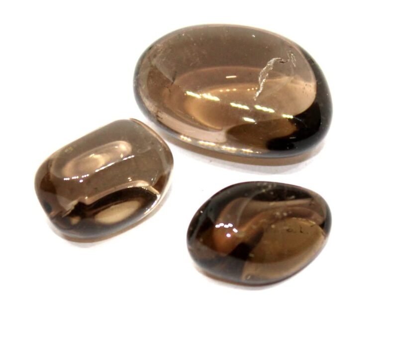 Smokey Quartz Natural Healing Crystal Tumble Stone (Value Pack of 2 AAA Grade Natural Tumbles)