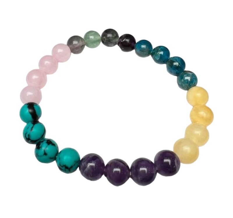 Divinity Healing Crystals Zodiac Natural Crystal Pisces Sun Sign ??? ???? Certified Unisex Bracelet Original Natural 8 mm Stone Beads with Palo Santo Smudge