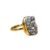 Natural Golden Pyrite Crystal Unisex Certified Panchdhatu Adjustable Ring for Wealth, Prosperity and Good Luck