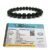 Natural Black Tourmaline and Rose Quartz Real Pure Crystal Certified 8 mm Bracelet Combo for Men and Women for Good Luck, Love, Abundance, Healing and Meditation