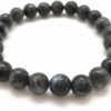 Larvikite Natural Bracelet Natural Pure Certified For Men and Women Adjustable 8mm Lab Certified Gemstone For Men and Women Bracelet for Healing Meditation Success and Abundance