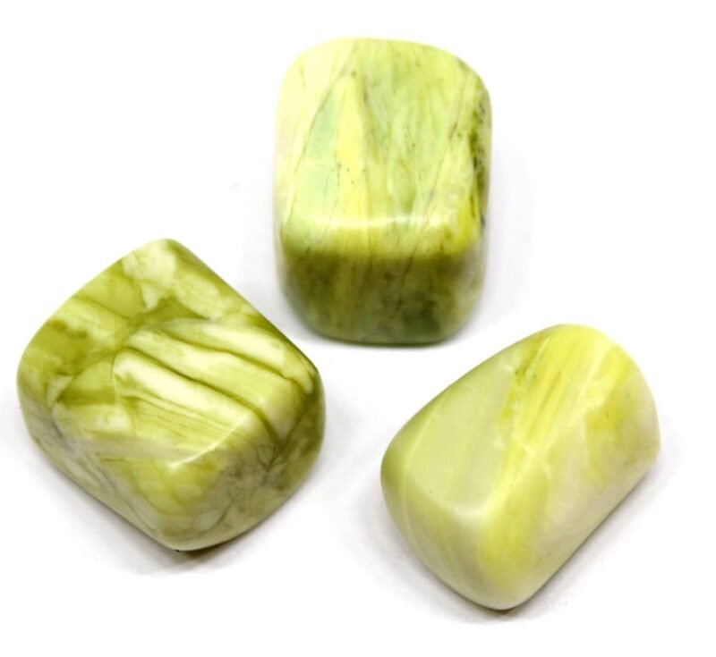Serpentine Natural Healing Crystal Tumble Stone (Value Pack of 2 AAA Grade Natural Tumbles)