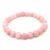 Natural Real Crystal Certified 8 mm Bracelet for Men and Women for Good Luck, Love, Abundance, Healing and Meditation (Natural Rose Quartz Bracelet)