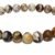 Peanut Jasper Natural Crystal Bracelet Lab Certified 8 mm Semi Precious Gemstone Unisex AAA Grade Premium Stretchable Band Bracelet for Healing Meditation and Manifestation