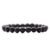 Natural Real Crystal Certified 8 mm Bracelet for Men and Women for Good Luck, Love, Abundance, Healing and Meditation (Natural Lava Stone Bracelet)