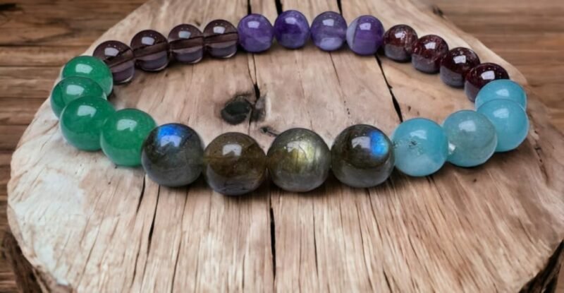 Zodiac Crystal Sagittarius ( ??? ) Sun Sign Certified Bracelet Original Natural 8 mm Stone Beads (Unisex) with Palo Santo Stick