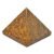 Divine Natural Mariyam Jasper Certified Pyramid - 2" Inch Crystal Certified Pyramid for Positive Energy, Vastu, Reiki, Feng Shui and Chakra Healing Energy Balancing