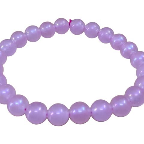 Divinity Natural Pure Certified Aura Quartz 8mm Unisex Bracelets Super AAA Quality for Healing Meditation Success and Abundance and Divine Intution (Rose Aura Quartz Bracelet)