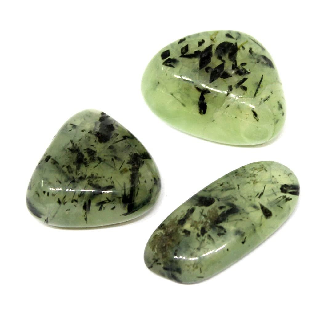 Divinity Original Crystal Tumble GemStone For Manifestation, Abundance , Healing and Meditation (Prehnite)