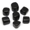 Black Obsidian Natural Healing Crystal Tumble Stone (Value Pack of 2 AAA Grade Natural Tumbles)