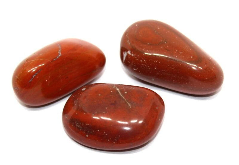Red Jasper Natural Healing Crystal Tumble Stone (Value Pack of 2 AAA Grade Natural Tumbles)