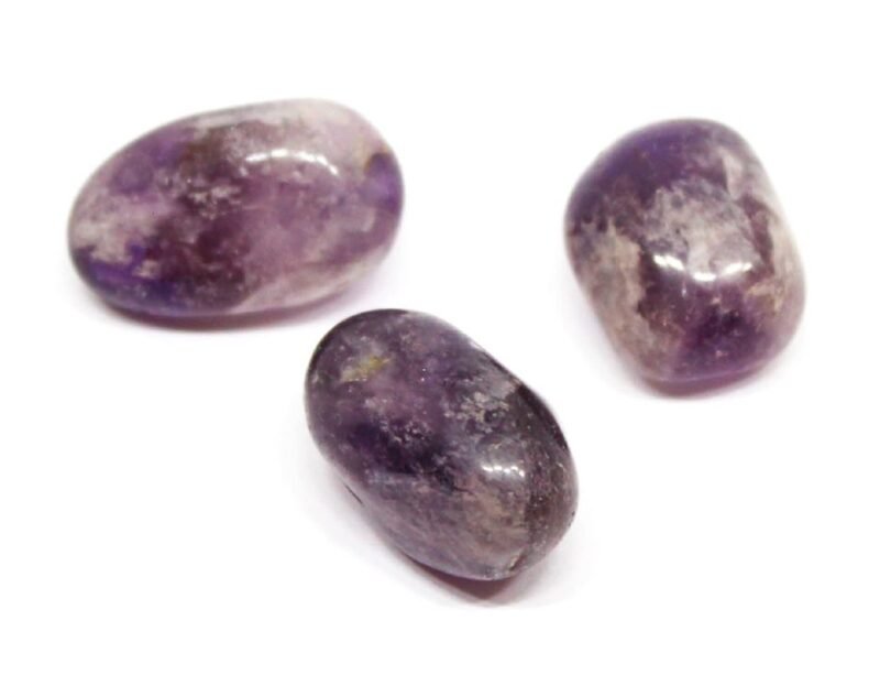 Amethyst Natural Healing Crystal Tumble Stone (Value Pack of 2 AAA Grade Natural Tumbles)