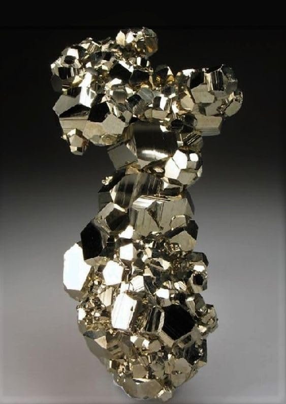 Original Golden Pyrite Fool's Gold Mineral Rock Certified Geode Sample Cluster Geodes for Willpower Success Wealth Manifestation Stone to Attract Money for Home and Office (40 Grams Plus Approx.)