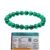Natural Crystal Malachite Unisex Bracelet 8mm Stretchable Original Semi Precious Gemstone Bracelet For Protection, Balance and Grounding