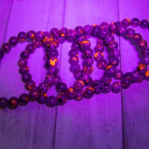 Divinity Natural Pure Certified 8mm Unisex Bracelets Super AAA Quality for Healing Meditation Success and Abundance (Yooperlite Bracelet)