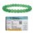 AAA Grade Natural Green Aventurine Bracelet 8mm Stretchable 'Stone of Growth' Unisex Bracelet For Abundance, Prosperity & Growth