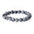 Divine Spirituals Snow Flake Obsidian Natural Bracelet Pure Certified For Men and Women Adjustable 8mm Lab Certified Gemstone For Men and Women Bracelet