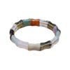Divinity Crystals Natural Real Pure 7 Chakra Crystal Certified 10 mm Flat Faceted Bracelet for Men and Women for Good Luck, Love, Abundance, Healing and Meditation
