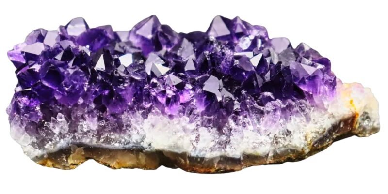 Divine Amethyst Natural Cluster/Geode Rough Stones for Reiki Pooja and Crystal Healing and Meditation (250 Carat +)