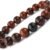 Mahogany Obsidian Natural Crystal Bracelet Lab Certified 8 mm Semi Precious Gemstone Unisex AAA Grade Premium Stretchable Band Bracelet for Healing Meditation and Manifestation